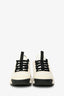 Pre-Loved Chanel™ Ivory/Black Velvet/Calfskin Mixed Fibres CC Sneakers Size 38.5