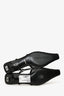 Gucci Black Mesh Crystal Embellished GG Slingback Kitten Heels Size 38