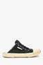 Balenciaga Navy/White Distressed Slip On Sneakers Size 38
