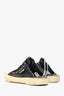Balenciaga Navy/White Distressed Slip On Sneakers Size 38