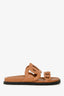 Hermès Brown Leather Extra Sandals Size 38