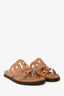 Hermès Brown Leather Extra Sandals Size 38