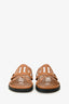Hermès Brown Leather Extra Sandals Size 38