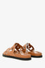 Hermès Brown Leather Extra Sandals Size 38
