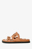 Hermès Brown Leather Extra Sandals Size 38