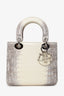 Christian Dior 2021 Niloticus Himalayan Crocodile Leather Small Lady Dior Top Handle
