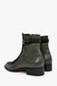 Christian Louboutin Green Suede/Leather Ankle Boots Size 39.5 Mens