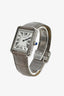 Cartier Stainless Steel Tank Solo Watch with Grey Alligator Strap ('30' Engraving)
