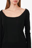 Prada Black Wool/Silk Blend Round Neck Sweater Size 38