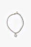 Tiffany & Co. Sterling Silver Heart Tag Bead Bracelet