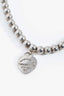 Tiffany & Co. Sterling Silver Heart Tag Bead Bracelet