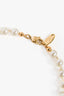Vivianne Westwood Gold Tone Faux Pearl Necklace