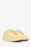 Ganni Yellow Leather Chunky Sneakers Size 40