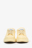 Ganni Yellow Leather Chunky Sneakers Size 40