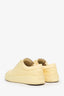 Ganni Yellow Leather Chunky Sneakers Size 40
