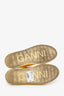 Ganni Yellow Leather Chunky Sneakers Size 40