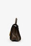 Demellier Brown Leather 'The Nano Montreal' Top Handle With Strap