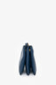 Celine 2018 Navy Blue Leather Small Trio Crossbody
