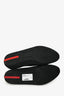 Prada Black Leather Almond Toe Slip On Loafers Size 10 Mens