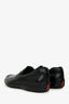 Prada Black Leather Round Toe Loafers Size 9 Mens