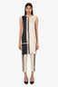 Theory Navy/White Long Top + Jogger Pant Set Size 2