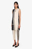 Theory Navy/White Long Top + Jogger Pant Set Size 2