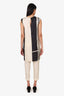 Theory Navy/White Long Top + Jogger Pant Set Size 2