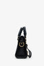 Balenciaga Black Leather Nano Edge City Bag GHW With Strap