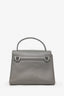 Phillip Lim Grey Mini 'Alix' Top Handle Satchel Bag With Strap