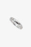 Pre-Loved Chanel™ 18k White Gold Small Coco Crush Band Ring Size 54