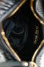 Miu Miu Black Leather Mini Wander Top Handle With Strap