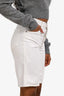 Agolde White Denim Capri Shorts Size 23