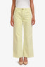 Ulla Johnson Light Green Denim 'Elodie' Wide Leg Jeans Size 28