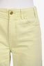 Ulla Johnson Light Green Denim 'Elodie' Wide Leg Jeans Size 28