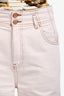 Ulla Johnson White Denim 'Margot' Wide Leg Jeans Size 28