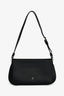 Amina Muaddi Black Satin 'Amina Mini' Shoulder Bag