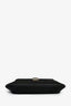 Amina Muaddi Black Satin 'Amina Mini' Shoulder Bag