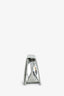 Amina Muaddi Mirror Silver Super Amini Yigit Metallic Chain Shoulder Bag