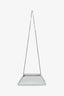 Amina Muaddi Mirror Silver Super Amini Yigit Metallic Chain Shoulder Bag