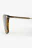 Victoria Beckham Yellow Translucent Sunglasses