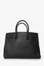 Saint Laurent Black Suede/Leather Large Sac De Jour Tote