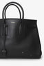 Saint Laurent Black Suede/Leather Large Sac De Jour Tote