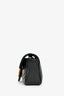 Gucci Black Leather GG Marmont Super Mini Crossbody Bag