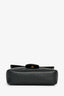 Gucci Black Leather GG Marmont Super Mini Crossbody Bag