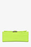 Balenciaga Neon Yellow  Croc Embossed XS Hourglass Top Handle Bag