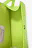 Balenciaga Neon Yellow  Croc Embossed XS Hourglass Top Handle Bag