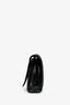 Saint Laurent Black Eel Monogram Sunset Shoulder Bag