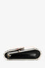 Jimmy Choo White/Black/Red Acrylic 'Blah' Clutch With Chain