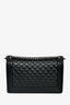 Pre-Loved Chanel™ 2018-19 Black Lambskin Large Boy Bag
