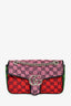 Gucci Multicolour Canvas Marmont GG Medium Crossbody Bag